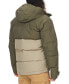 Men's Fordham Colorblocked Quilted Full-Zip Down Jacket with Zip-Off Hood