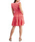 Фото #2 товара Women's Printed Flutter-Sleeve A-Line Dress