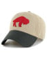 Фото #2 товара Men's Khaki, Charcoal Buffalo Bills Ashford Clean Up Adjustable Hat