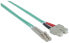 Фото #7 товара Intellinet Fiber Optic Patch Cable - OM3 - LC/SC - 1m - Aqua - Duplex - Multimode - 50/125 µm - LSZH - Fibre - Lifetime Warranty - Polybag - 1 m - OM3 - LC - SC