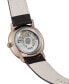 ფოტო #4 პროდუქტის Men's Swiss Automatic DiaMaster Thinline Brown Leather Strap Watch 41mm