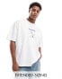 Фото #1 товара ASOS DESIGN oversized t-shirt in white with front print