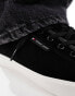 Tommy Jeans vulcanized suede trainers in black