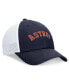 Men's Navy Houston Astros Evergreen Wordmark Trucker Adjustable Hat