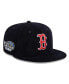 Фото #1 товара Men's Navy Boston Red Sox Throwback Corduroy 59FIFTY Fitted Hat