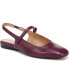 Deep Plum Purple Leather