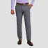 Фото #1 товара Haggar H26 Men's Premium Stretch Straight Fit Trousers - Dark Gray 36x32
