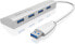 Фото #1 товара HUB USB Icy Box 4x USB-A 3.0 (IB-AC6401)