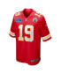 ფოტო #3 პროდუქტის Men's Kadarius Toney Red Kansas City Chiefs Super Bowl LVII Patch Game Jersey