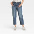 Фото #1 товара Women's Curvy Fit High-Rise Vintage Straight Jeans - Universal Thread Medium