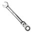 JBM Set of 7 articulated combination wrenches with ratchet