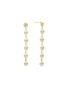 ფოტო #1 პროდუქტის Pearl Strand with Cubic Zirconia Top Dangle Earrings