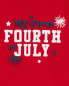 Фото #7 товара Baby My First 4th Of July Collectible Bodysuit 18M