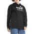 Фото #1 товара Puma Power Elongated Pullover Hoodie Womens Black Casual Outerwear 589540-01