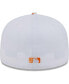 Фото #3 товара Men's White, Orange Los Angeles Dodgers Flamingo 59FIFTY Fitted Hat