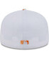 ფოტო #3 პროდუქტის Men's White, Orange Los Angeles Dodgers Flamingo 59FIFTY Fitted Hat