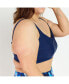 ფოტო #2 პროდუქტის Plus Size Adjustable Strap Clasp Swim Bra