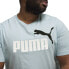 Фото #5 товара Puma Essential 2 Logo Crew Neck Short Sleeve T-Shirt Mens Blue Casual Tops 67877