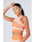 Фото #2 товара Women's Recycled Colour Block Body Fit Racer Crop Top