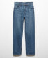 Фото #5 товара Women's Mid-Rise Straight Jeans