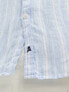 Фото #5 товара Scalpers icon linen shirt in light blue stripes