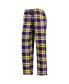 ფოტო #2 პროდუქტის Women's Purple, Gold Los Angeles Lakers Badge T-shirt and Pajama Pants Sleep Set