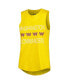 ფოტო #2 პროდუქტის Women's Burgundy, Gold Washington Commanders Muscle Tank Top and Pants Sleep Set