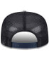 ფოტო #3 პროდუქტის Men's White/Gray New York Yankees Team Foam Front A-Frame Trucker 9Fifty Snapback Hat
