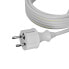 Фото #3 товара Кабель awtools с 3M 2x1.5 Plug White H05VV-F