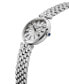 ფოტო #4 პროდუქტის Women's Swiss Art Deco Stainless Steel Bracelet Watch 30mm