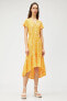 Фото #3 товара Kadın Sarı Desenli Elbise