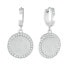 Luxury steel round earrings Round Harmony JUBE01158JWRH