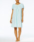 ფოტო #1 პროდუქტის Women's Short-Sleeve Embroidered Nightgown