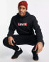 Levi's hoodie with boxtab logo in black