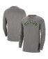 Фото #1 товара Men's Charcoal Boston Celtics 2023/24 City Edition Max90 Expressive Long Sleeve T-shirt