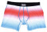 Фото #1 товара Saxx 284620 Men's Vibe Boxer Brief Underwear White Diffusion Stripe L