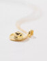 Фото #4 товара Kingsley Ryan Gold Plated cowboy hat necklace in gold