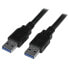 Фото #1 товара StarTech.com USB 3.0 Cable - A to A - M/M - 3 m (10 ft.) - 3 m - USB A - USB A - USB 3.2 Gen 1 (3.1 Gen 1) - Male/Male - Black