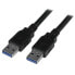 USB 3.0 кабель - A к A - М/М - 3 м (10 футов) - 3 м - USB A - USB A - USB 3.2 Gen 1 (3.1 Gen 1) - Мужской чёрный кабель Startech.com - фото #1