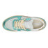 Diadora Mi Basket Low Metal Pigskin Used Lace Up Womens Blue Sneakers Casual Sh