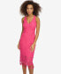 ფოტო #4 პროდუქტის Women's Eyelet-Lace Tasseled-Hem A-Line Dress