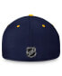 Фото #3 товара Men's Navy, Gold St. Louis Blues Authentic Pro Rink Two-Tone Flex Hat
