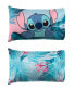 Фото #3 товара Lilo and Stitch Floral Fun Twin Sheet Set, 4 Pieces