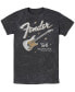 Фото #1 товара Men's Fender Western Stratocaster Short Sleeve Mineral Wash T-shirt