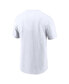 Фото #3 товара Men's White Los Angeles Dodgers Americana Flag T-shirt