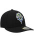 Фото #4 товара Men's Black Seattle Sounders FC Primary Logo Low Profile 59FIFTY Fitted Hat