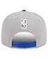 Фото #4 товара Men's Gray, Blue Detroit Pistons 2023 NBA Draft Two-Tone 9FIFTY Snapback Hat