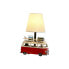 Фото #2 товара Настольная лампа Home ESPRIT Белый Красный лён Металл 20 x 14 x 30 cm