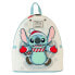LOUNGEFLY Holiday Snow Angel Lilo And Stitch Backpack