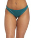 The Bikini Lab 243031 Womens Solid Hipster Bottom Swimwear Dark Teal Size Large